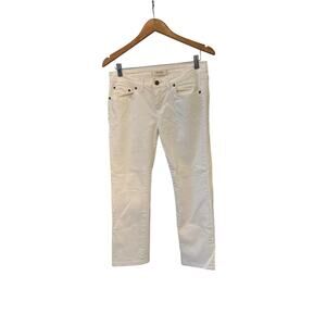 Workshop Andrea Jovine‎ White Denim Jeans Size 10 Pre-owned